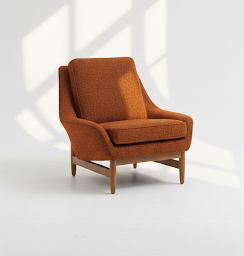 Mid Century Danish Deluxe teak frame Trina 1960s armchair seat Custom order chair 3-4 weeks lead time