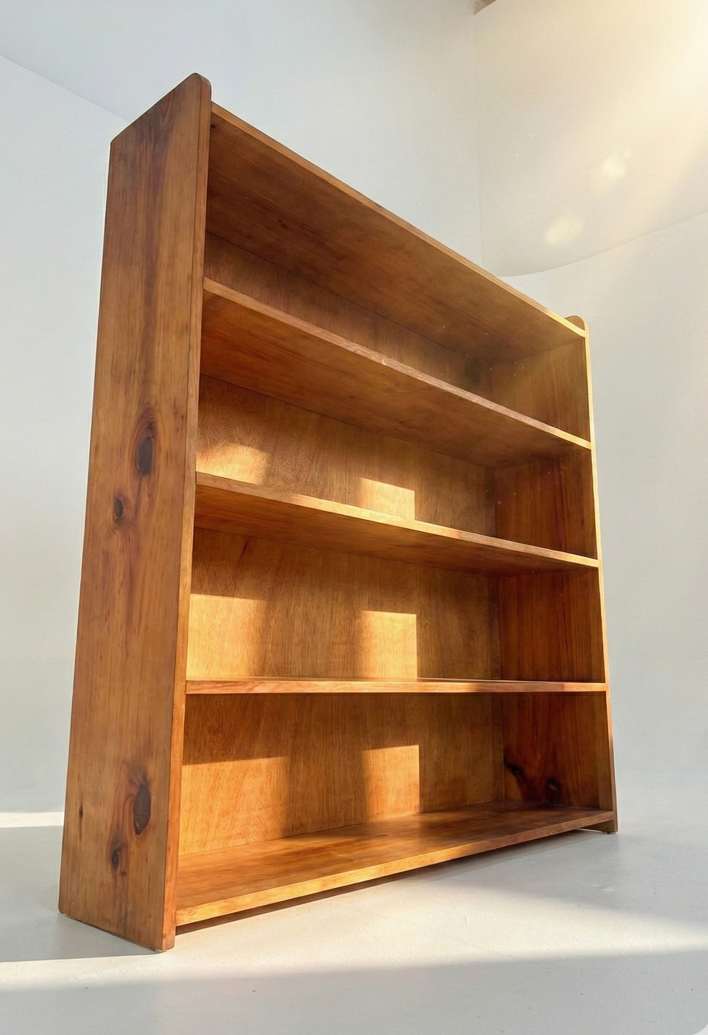 Mid Century shelving retro pine bookshelf
