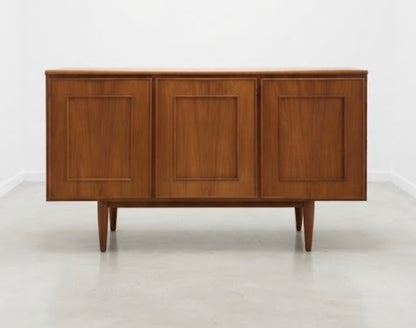 Mid Century RARE Burgess sideboard three door teak buffet storage unit
