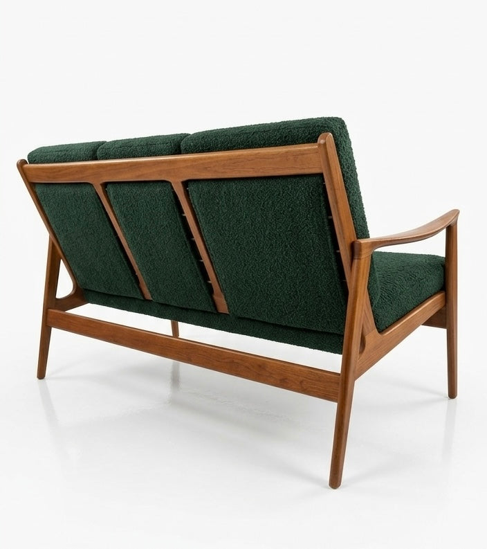 Mid Century Parker model 163 retro three seater sofa teak Custom Order Lounge