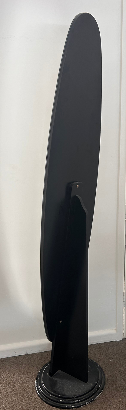 Vintage Lip Stick 1970s Oval Standing Mirror