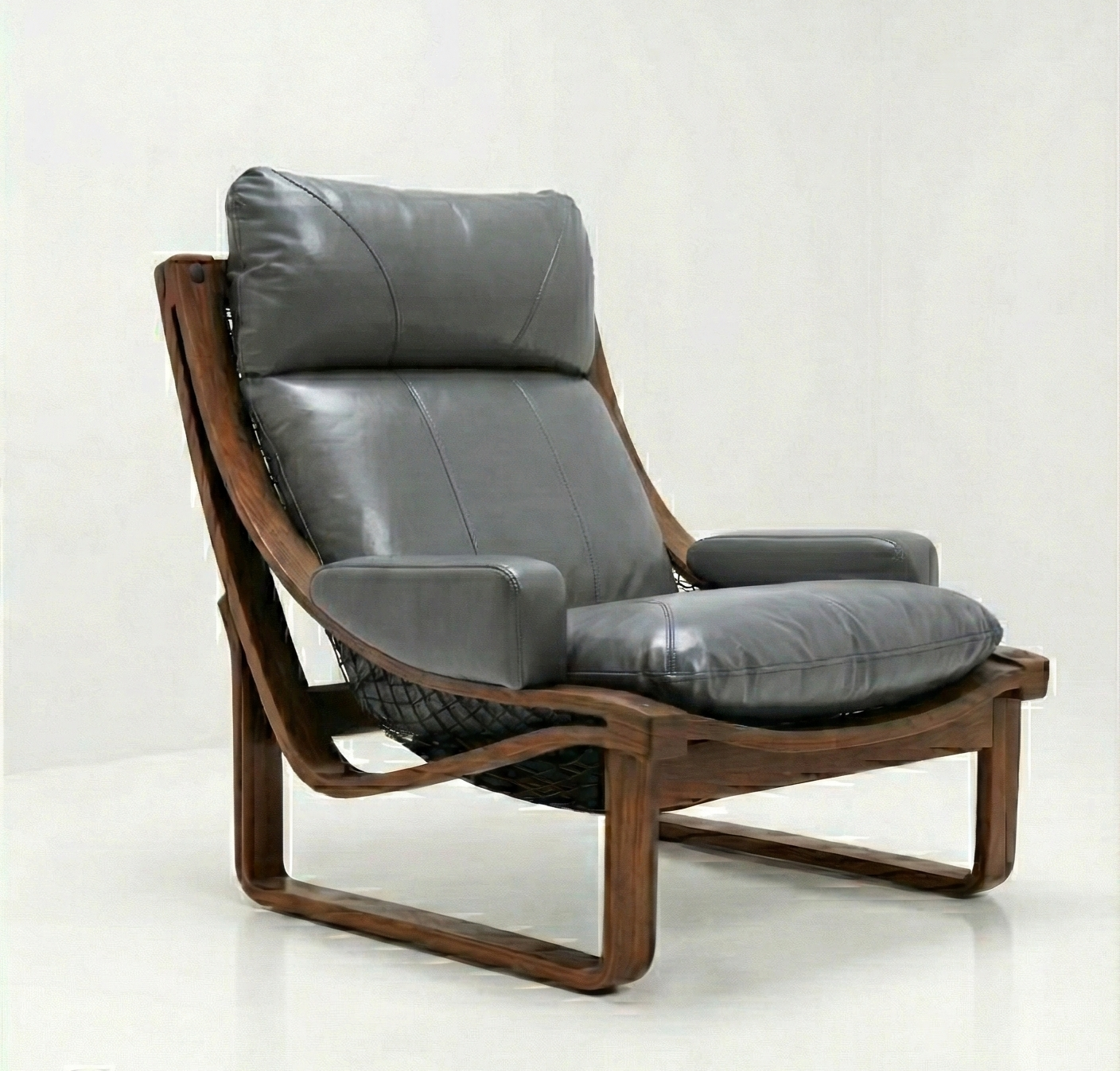Mid Century Tessa T4 Fred Lowen retro sling chair teak frame Custom Order