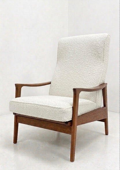 Mid Century Parker recliner teak Blackwood retro mcm armchair seating lounge 1960s