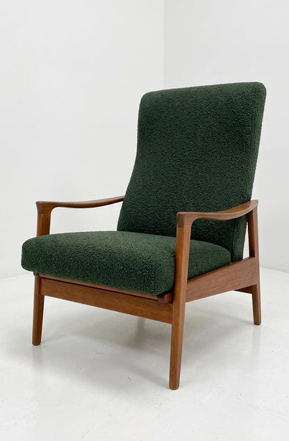 Mid Century Parker recliner teak Blackwood retro mcm armchair seating lounge 1960s