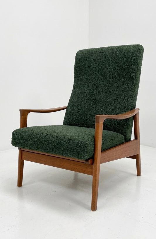 Mid Century Parker recliner teak Blackwood retro mcm armchair seating lounge 1960s