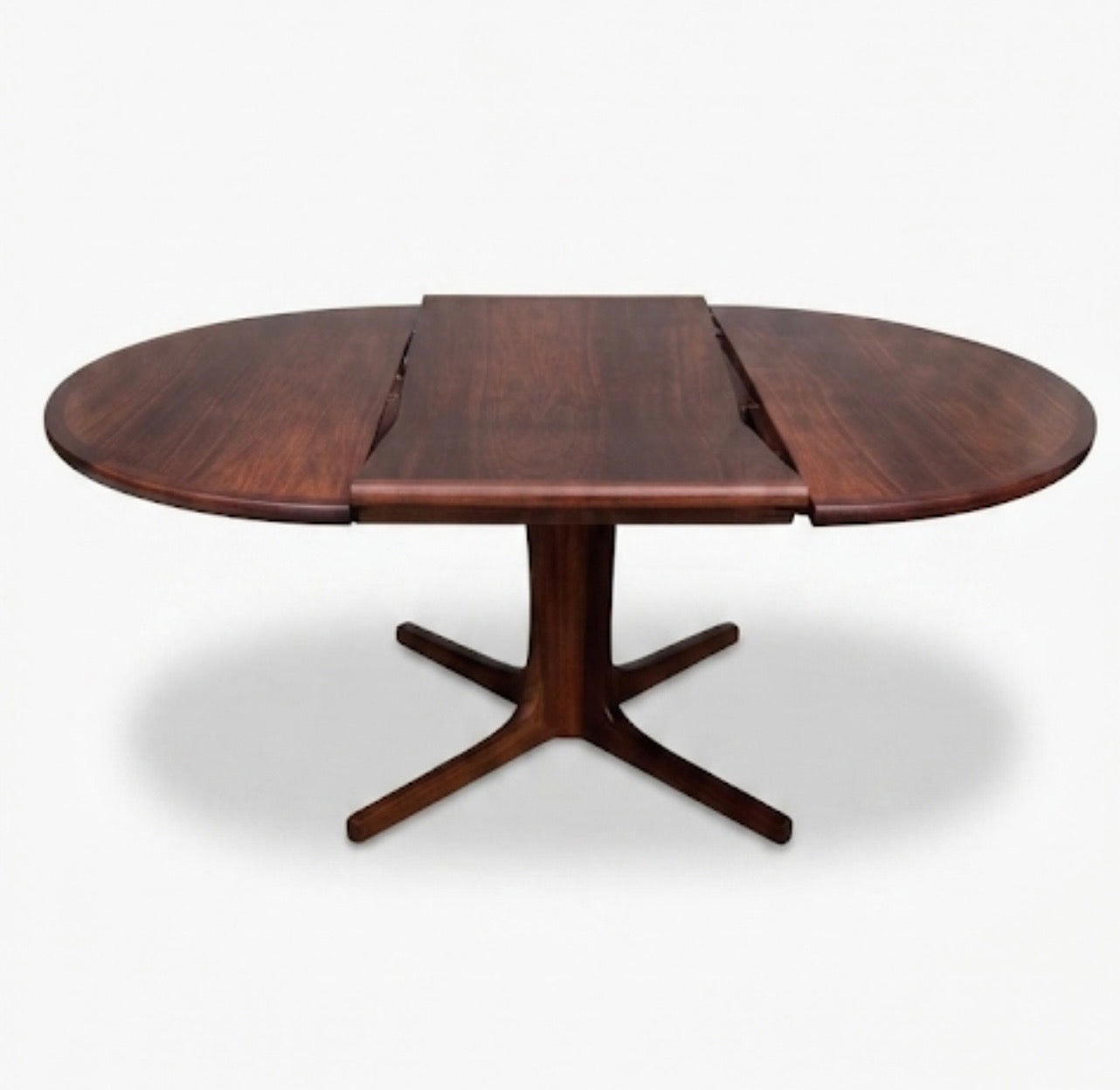 Warren Catt Jarrah round extension table Mid-Century Australian 1970s