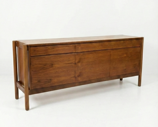 Mid Century Fler Flervilla sideboard storage teak unit LP cabinet