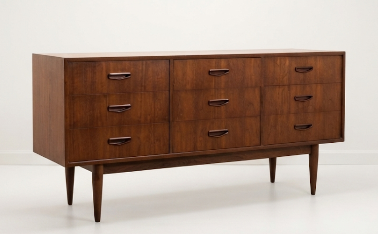 Berryman Teak Dresser Sideboard — 1960s