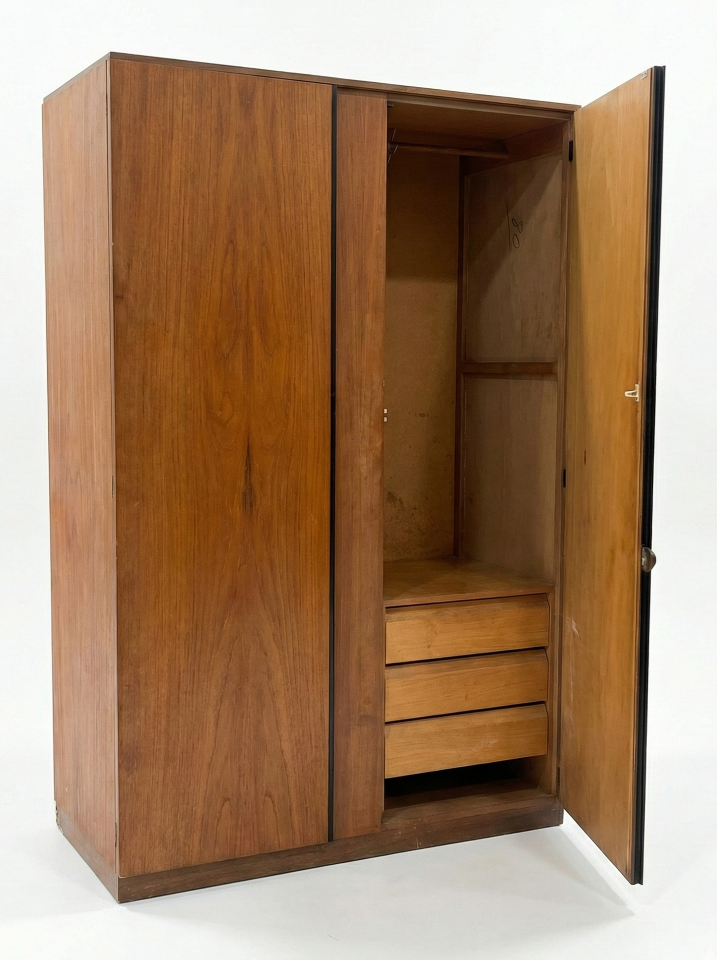 Mid Century wardrobe teak Parker style 1970s