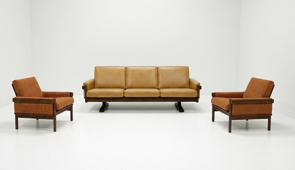 Danish Deluxe Rifka armchair seat Custom order with new upholstery fabric