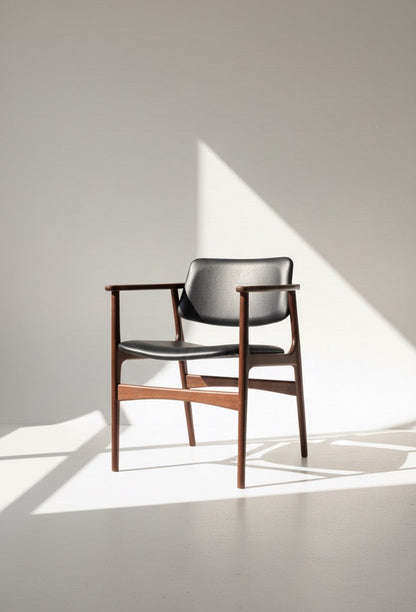 Armchair model "Lene" Arne Vodder  Rosewood & leather chair
