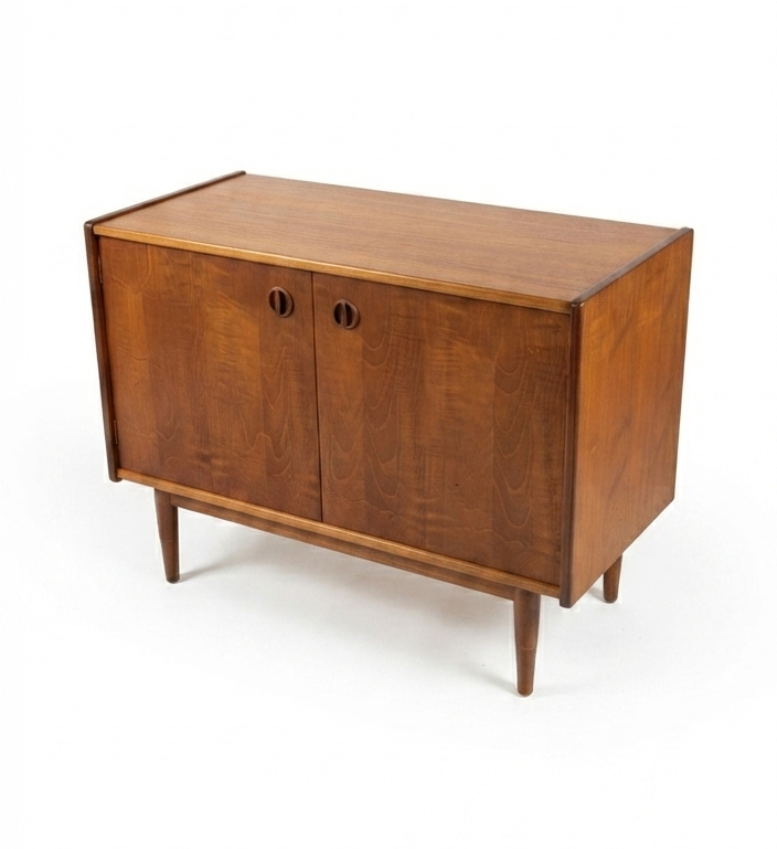 Mid Century Parker Nordic Cats Eye handle Sideboard RARE Model mcm