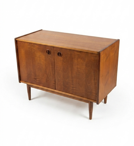 Mid Century Parker Nordic Cats Eye handle Sideboard RARE Model mcm