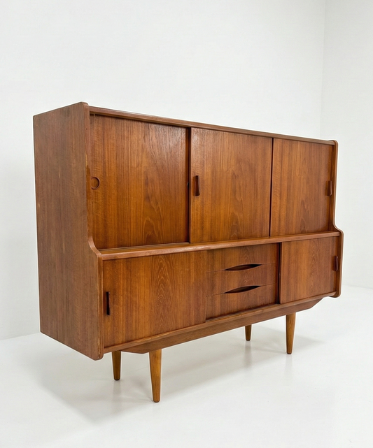 Mid Century Danish Highboard E S Mobler 1950s