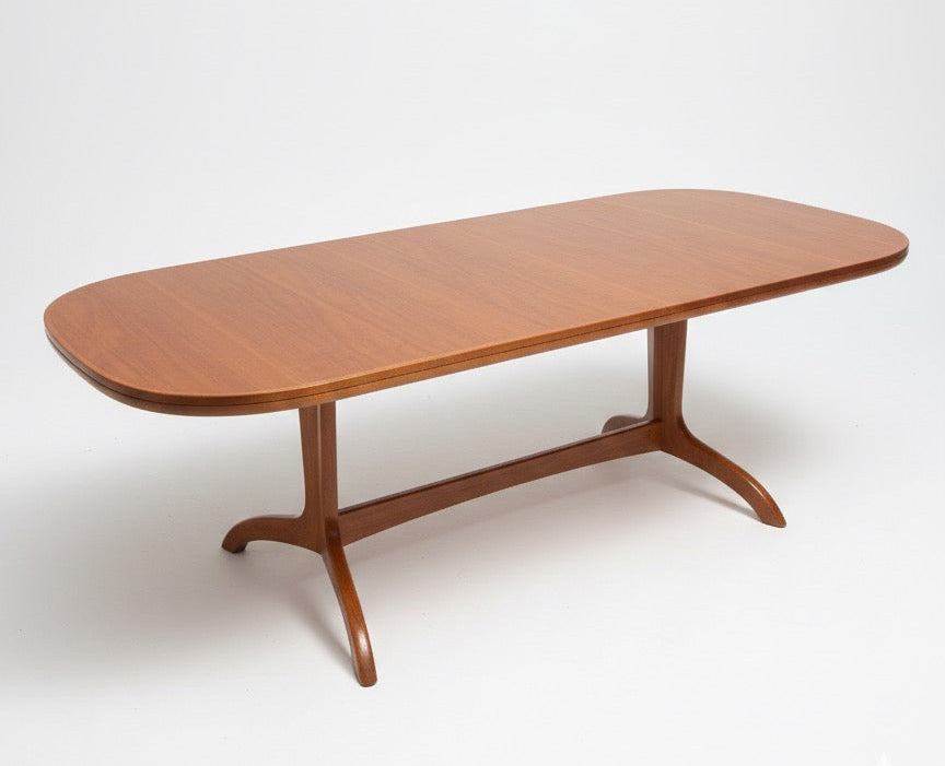 Mid Century Chiswell double extension Golden teak table