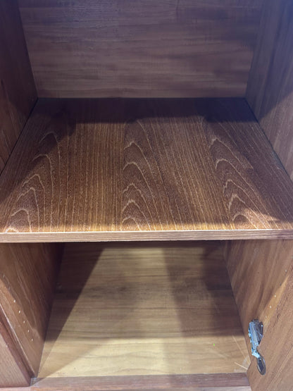 Parker Teak Liquor Cabinet with Pull-Out Bar