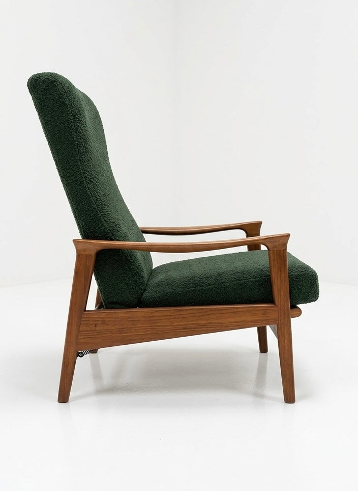 Mid Century Parker recliner teak Blackwood retro mcm armchair seating lounge 1960s
