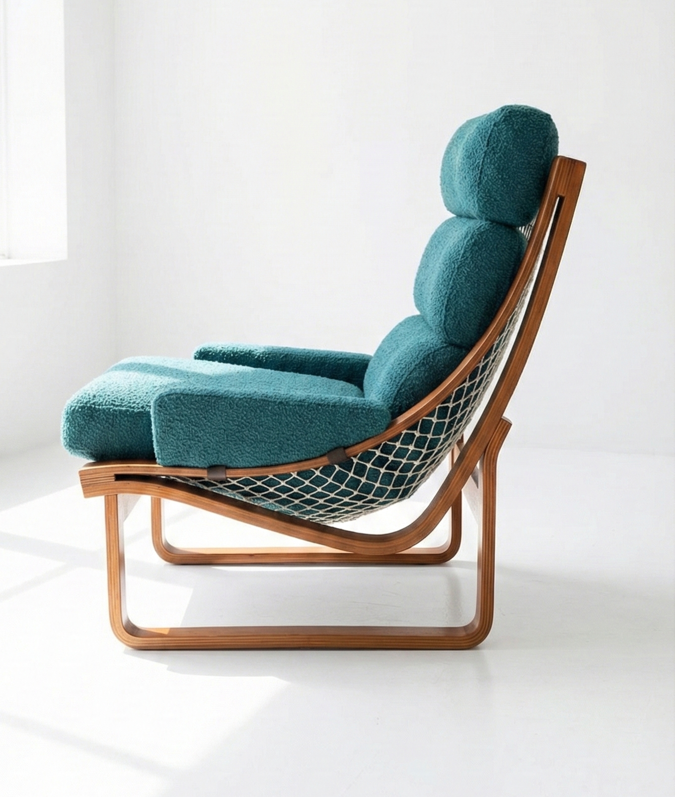 Mid Century Tessa T4 Fred Lowen retro sling chair teak frame Custom Order