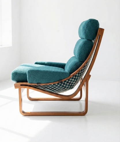 Mid Century Tessa T4 Fred Lowen retro sling chair teak frame Custom Order