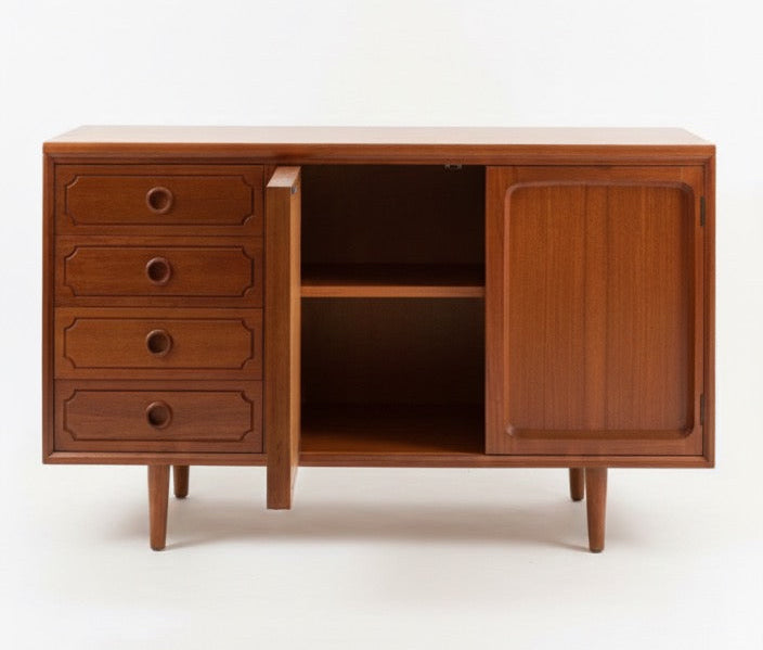 Mid Century Chiswell sideboard L P Cabinet storage golden teak retro furniture