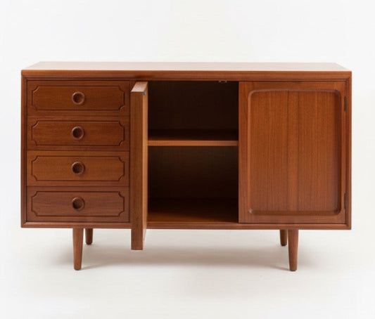 Mid Century Chiswell sideboard L P Cabinet storage golden teak retro furniture