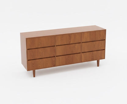 Danish Teak Chest of Drawers & Dresser — 1970s