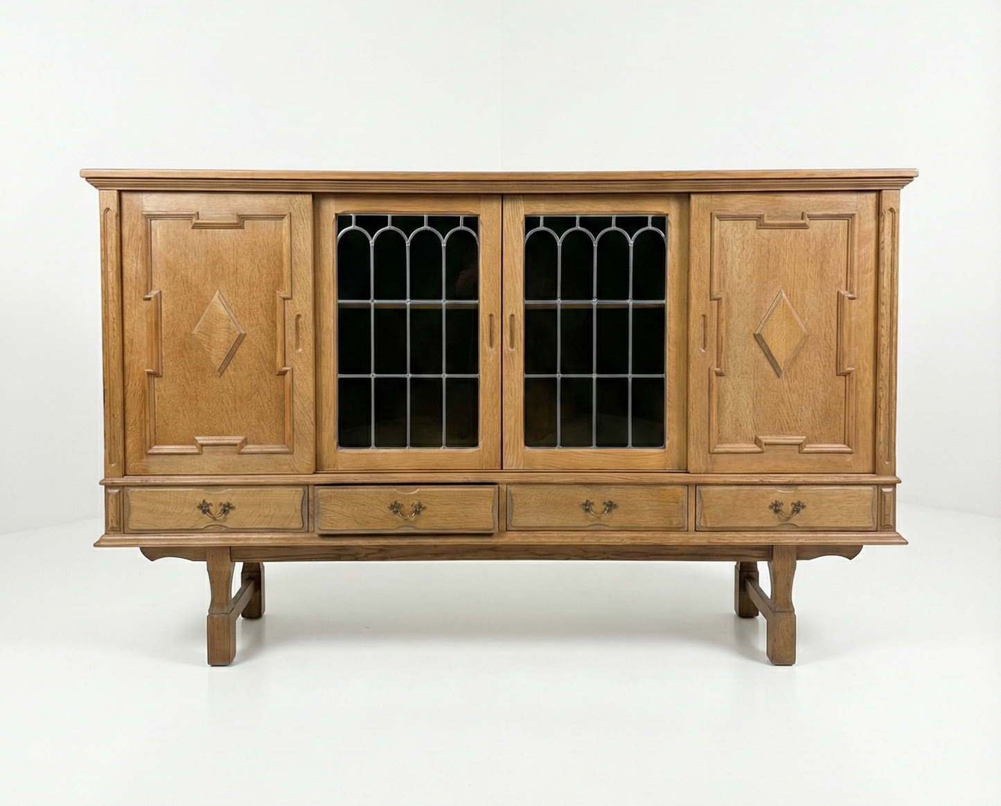 Mid Century Henning KJAERNULF Sideboard Oak Denmark 1950s