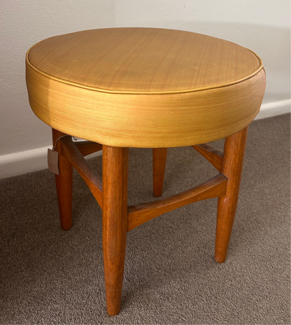 G Plan Mid Century Vintage teak stool by Kofod Larsen 1960 seat chair