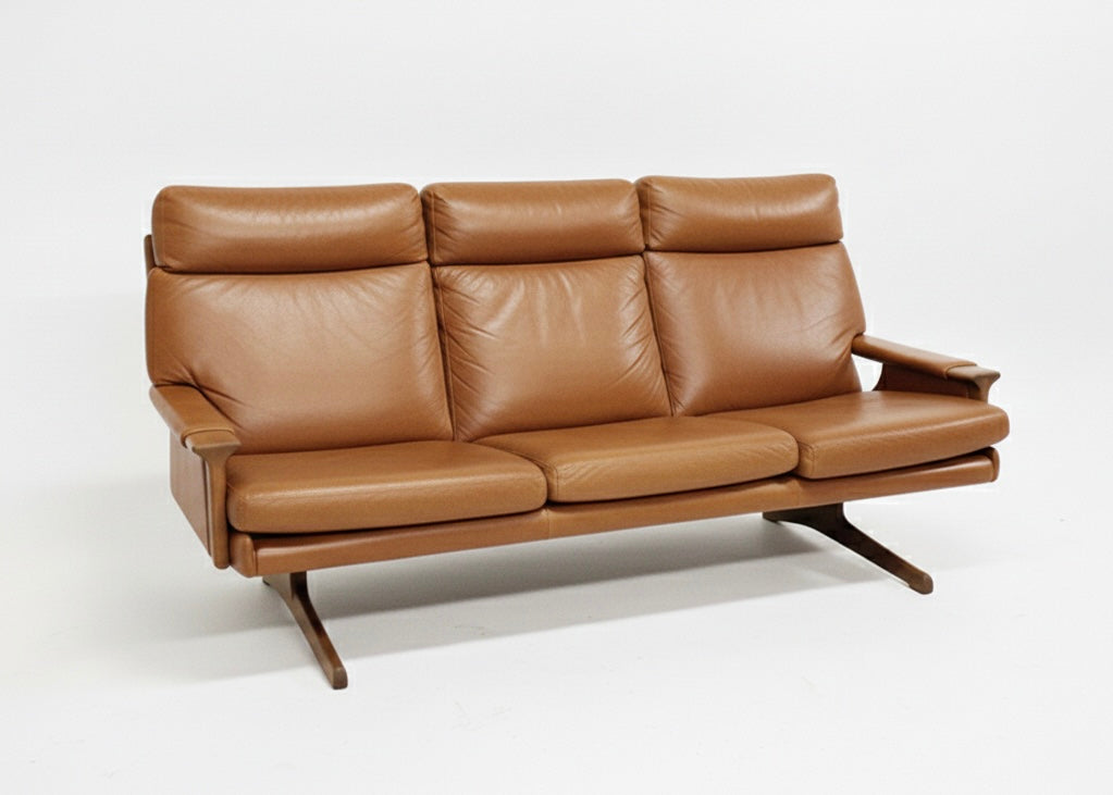 Mid Century Tessa 21 Fred Lowen Australian 1970s three seater Custom Order Leather