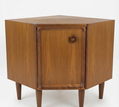 Parker corner teak square handle unit cigar legs retro