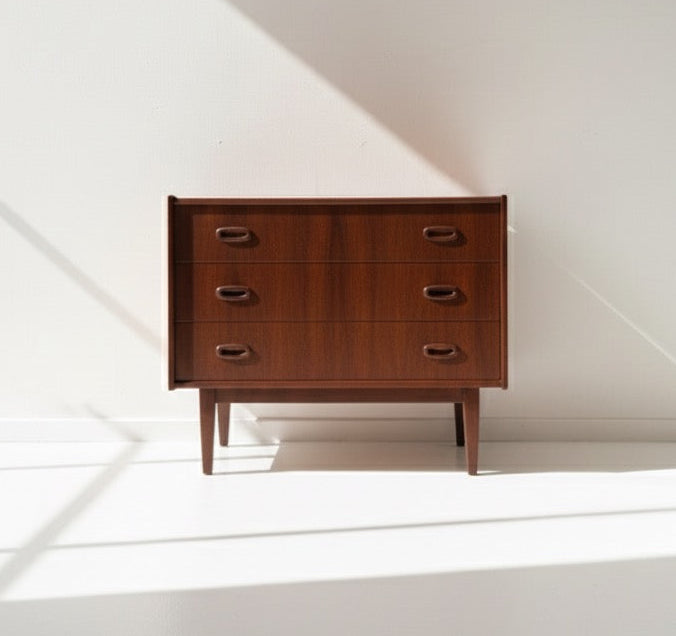 Mid Century Parker nordic Chest of Draws Blackwood 1960s teak dresser sideboard Custom Finish