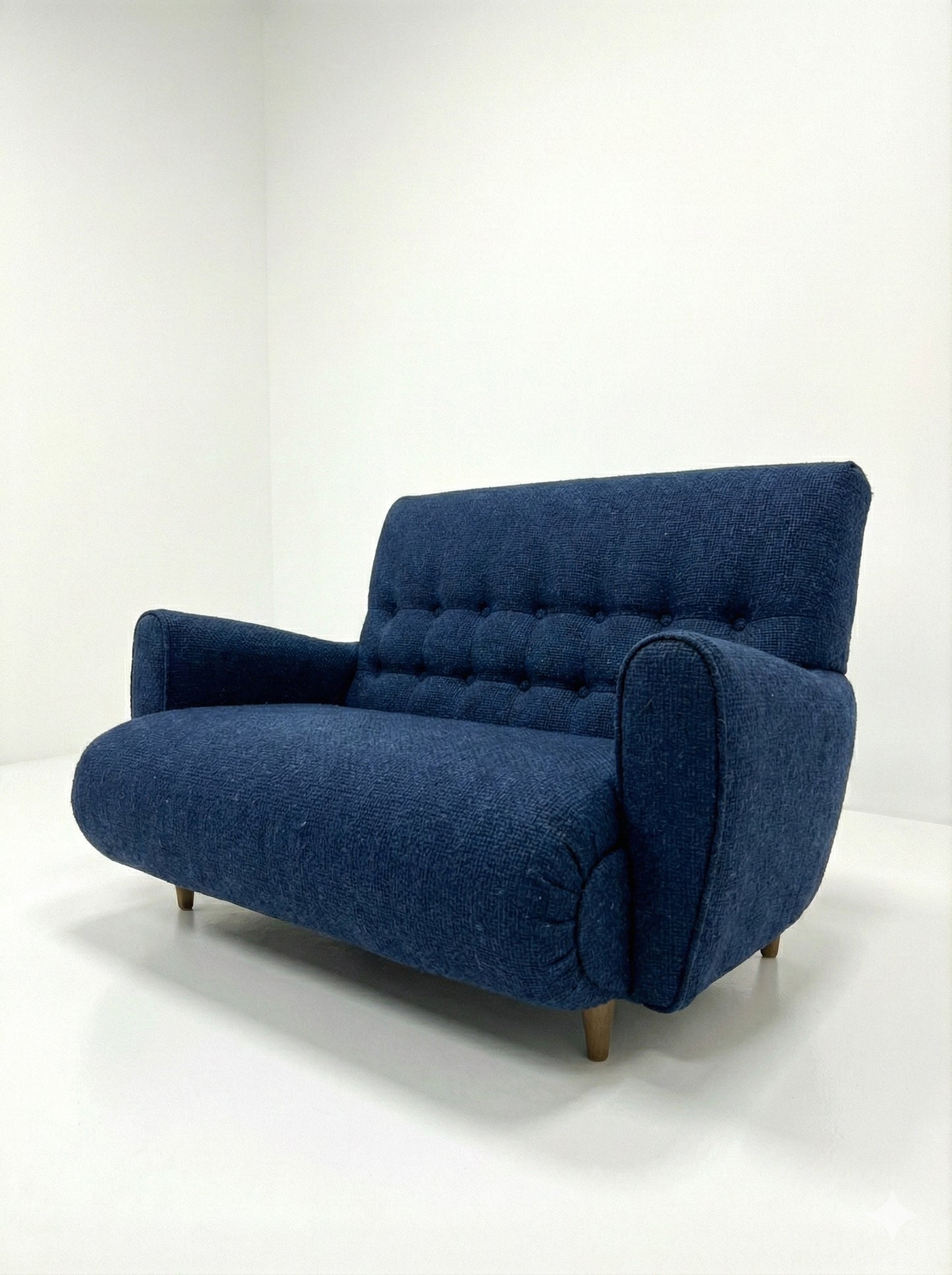 Vintage Sleepy Hollow two seater lounge sofa Custom Upholstery