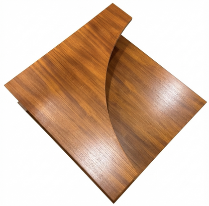 Parker corner table teak two tier