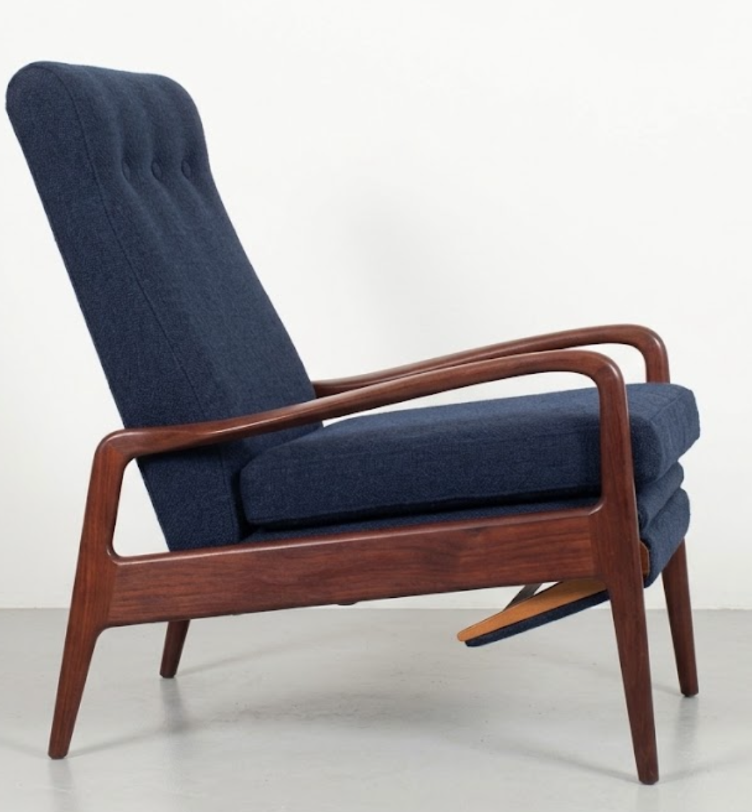 Mid Century Greaves and Thomas recliner armchair 1960s 3-4 weeks custom order