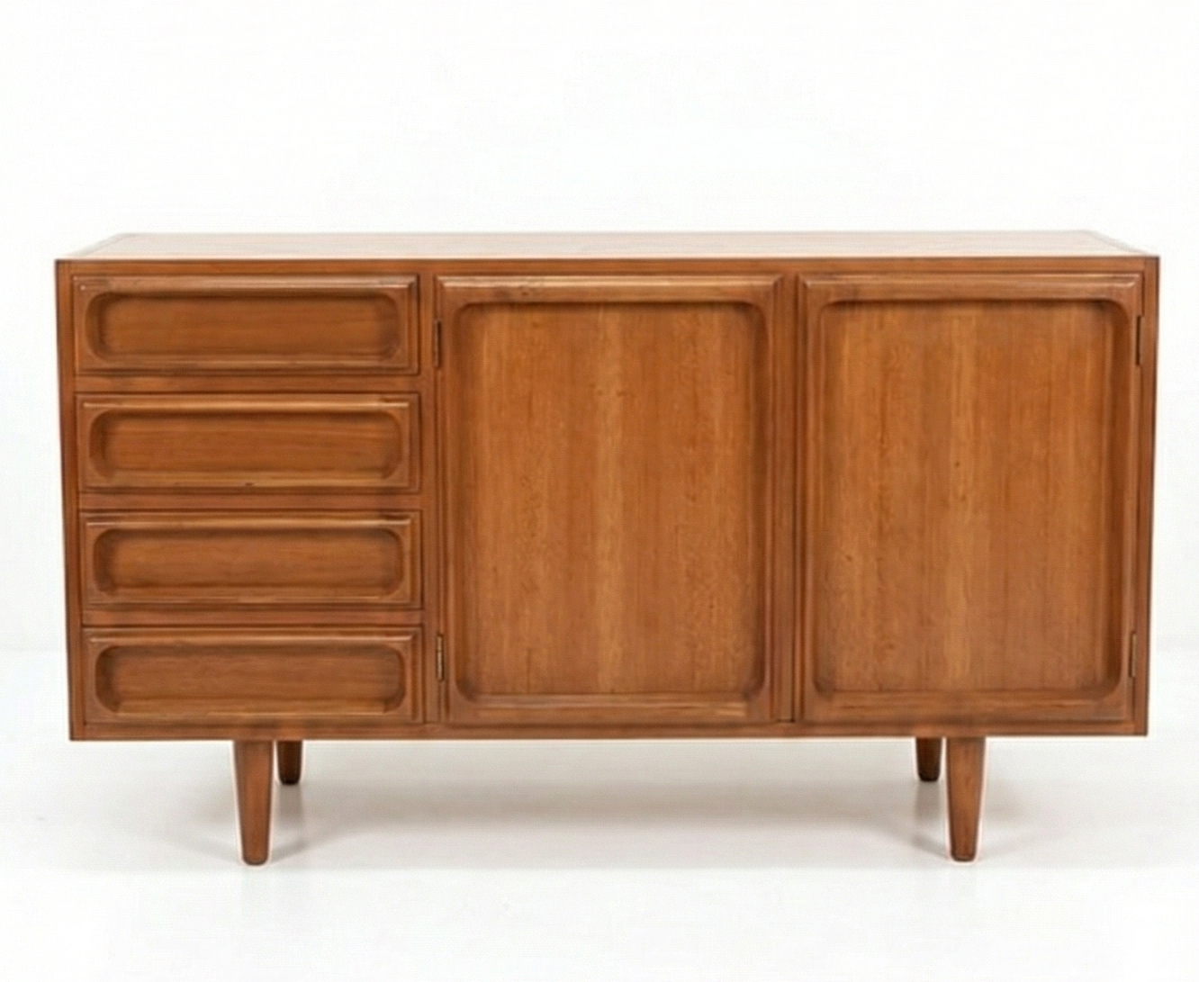 Mid Century Australian Made Chiswell sideboard LP stroage record holder teak cabinet 70s era