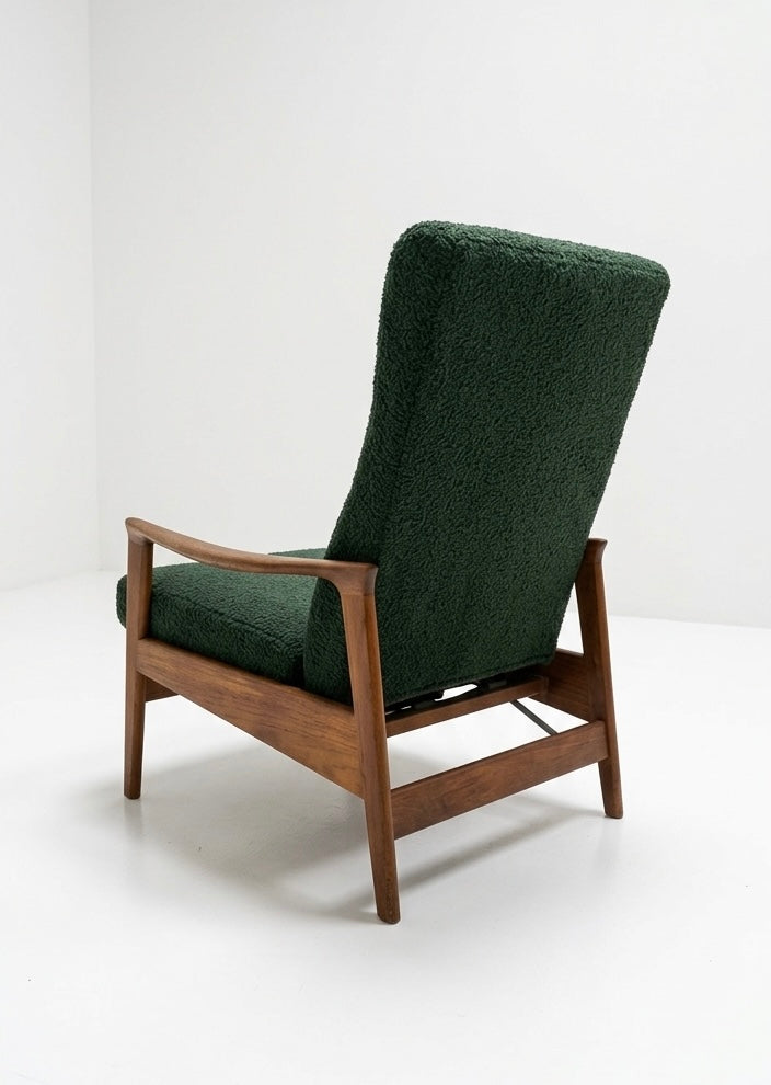 Mid Century Parker recliner teak Blackwood retro mcm armchair seating lounge 1960s