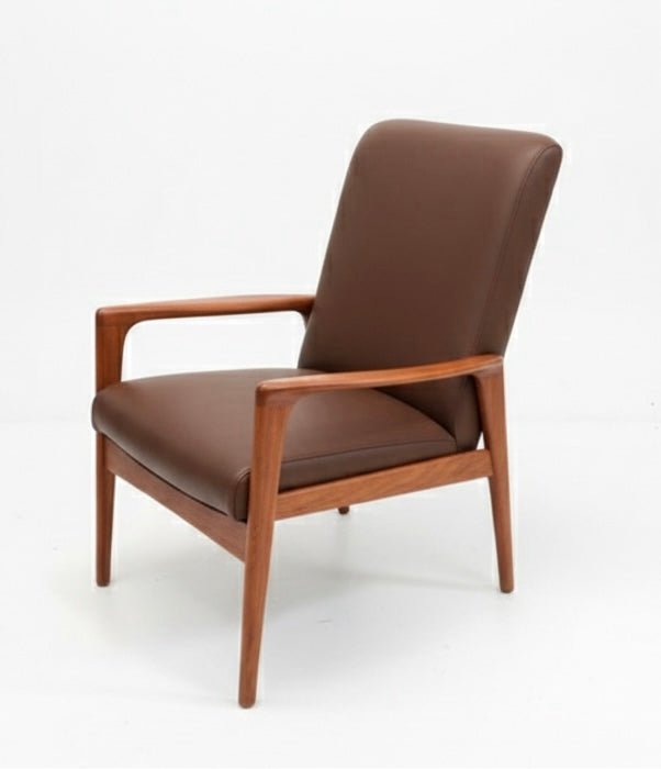 Mid Century Fler Armchair E71 teak chair Fred Lowen Custom Upholstery 3-4 week lead time