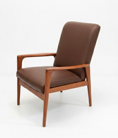 Mid Century Fler Armchair E71 teak chair Fred Lowen Custom Upholstery 3-4 week lead time