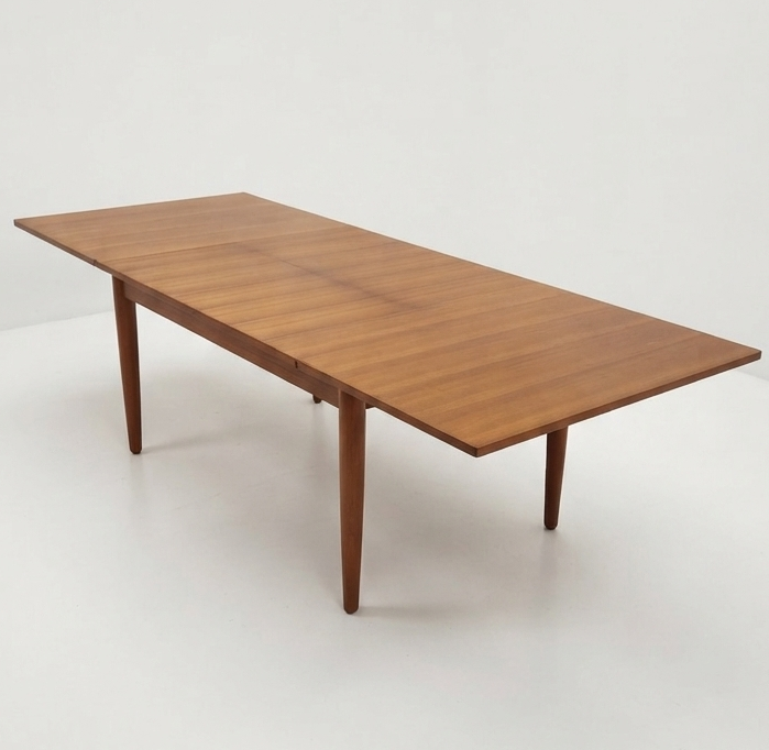 Mid Century Chiswell Double Extension dining table retro teak Australian