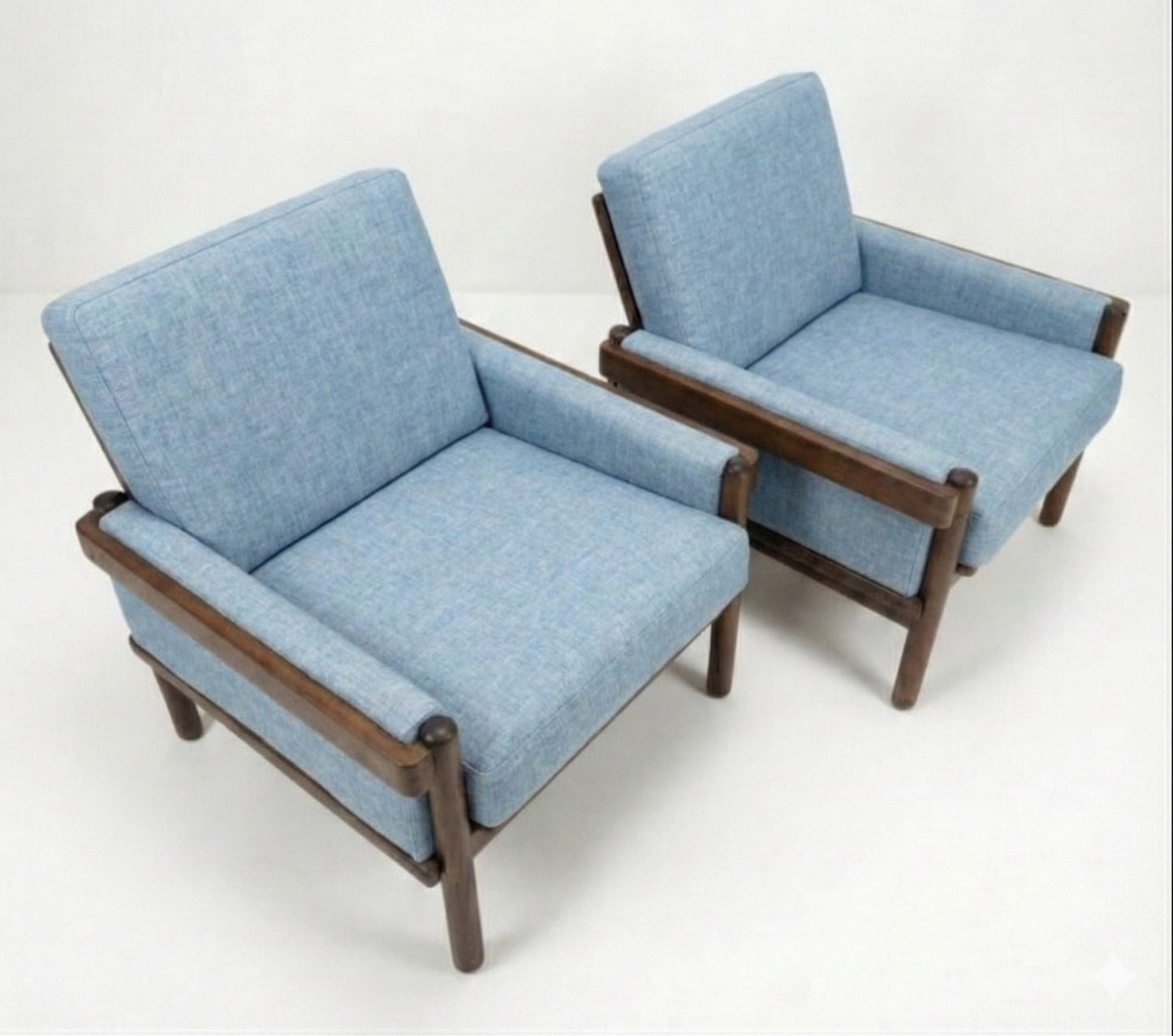 Danish Deluxe Rifka armchair seat Custom order with new upholstery fabric