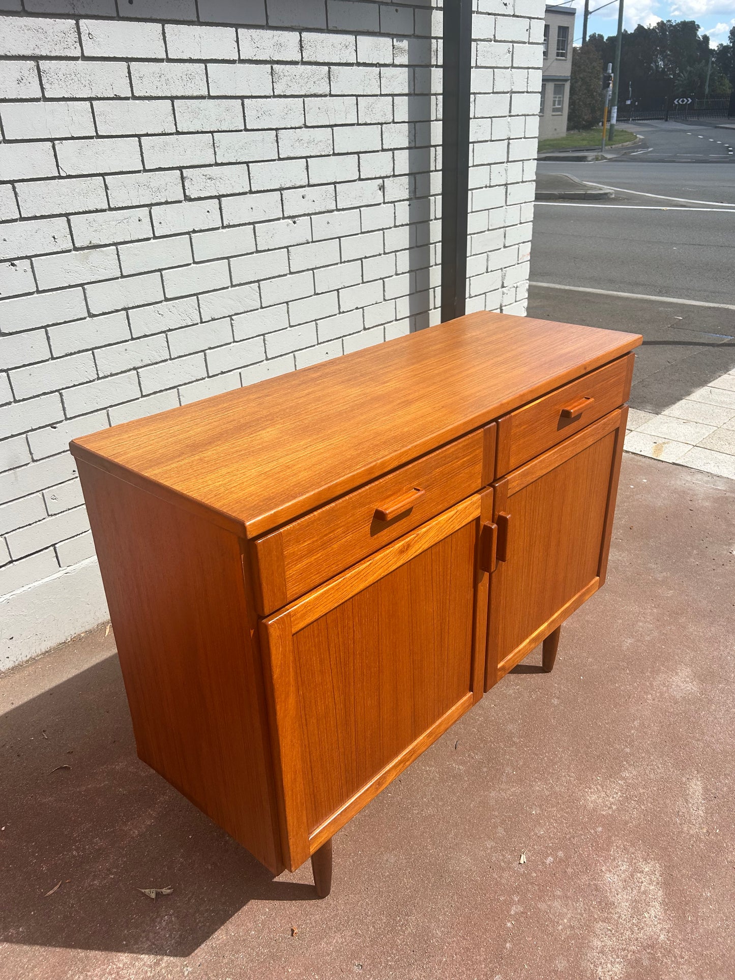 Parker Mid Century two door sideboard cabinet buffet