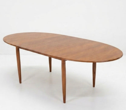 Burgess Oval Teak Extension Table — Custom Order