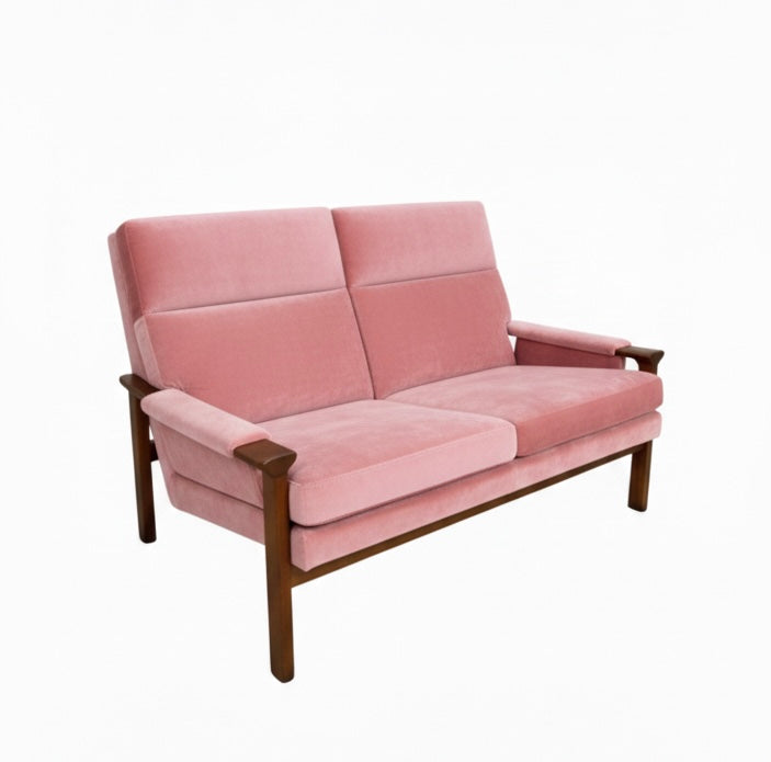 Mid Century Australian two seater Tessa Lounge Custom Upholstery order 3-4 week lead time