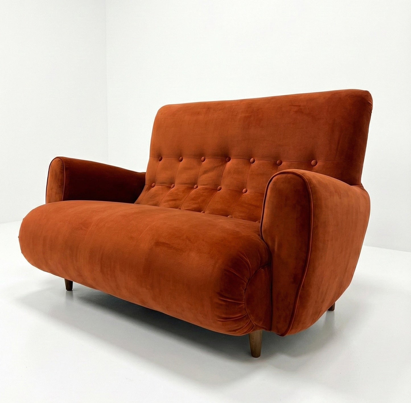 Vintage Sleepy Hollow two seater lounge sofa Custom Upholstery