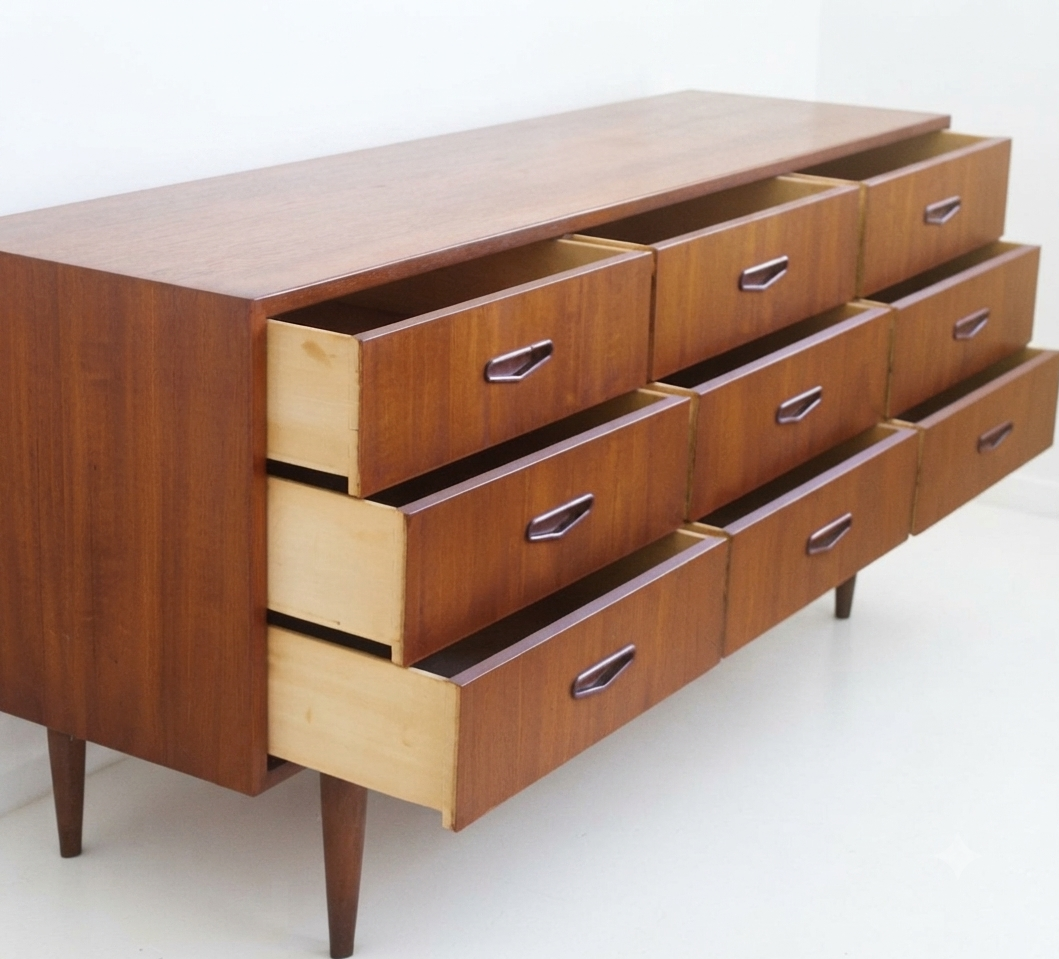 Berryman Teak Dresser Sideboard — 1960s