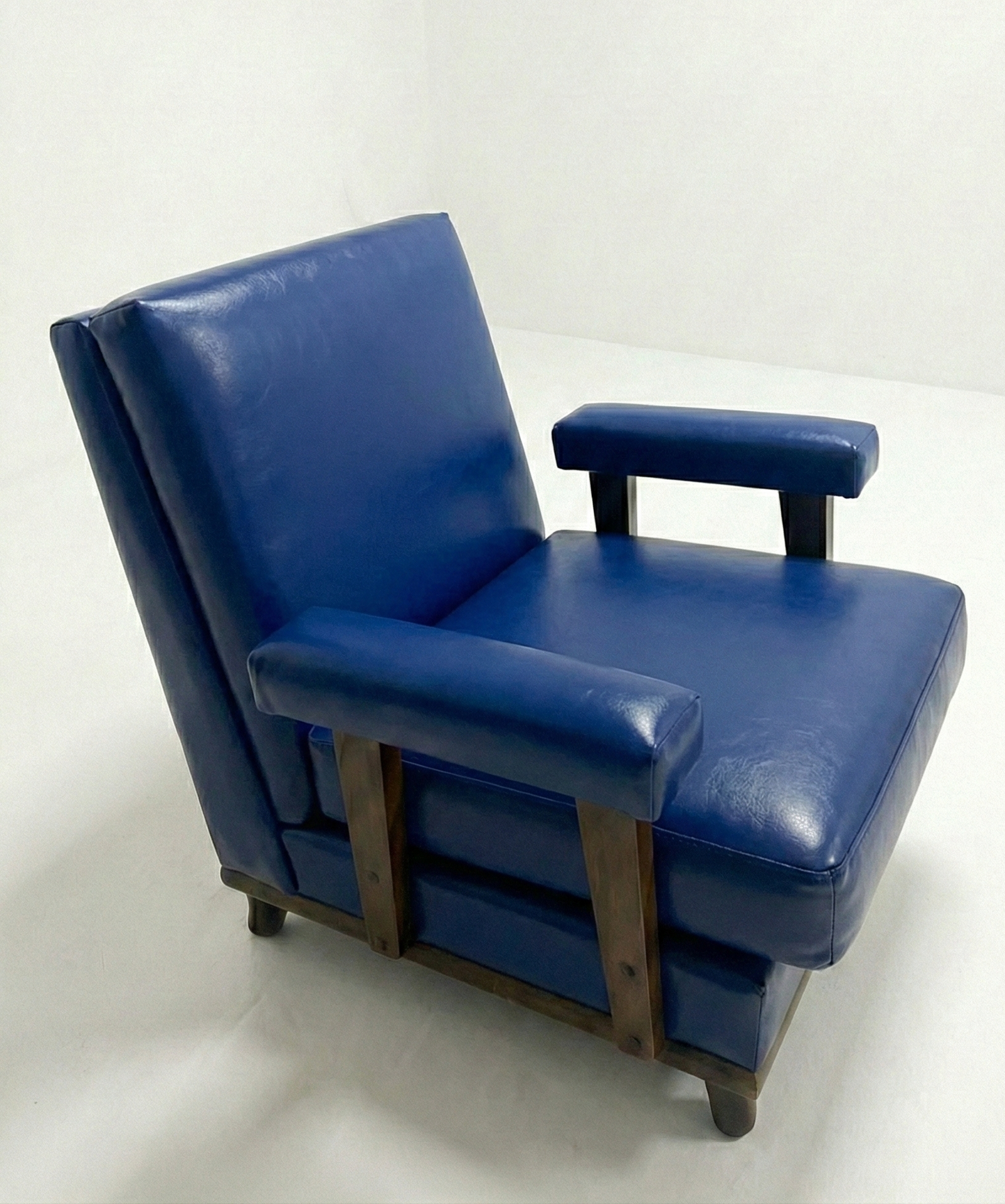 Art Deco Mid-Century Transitional 1940s Club Chair Walnut CUSTOM Upholstery 3-4 weeks lead time