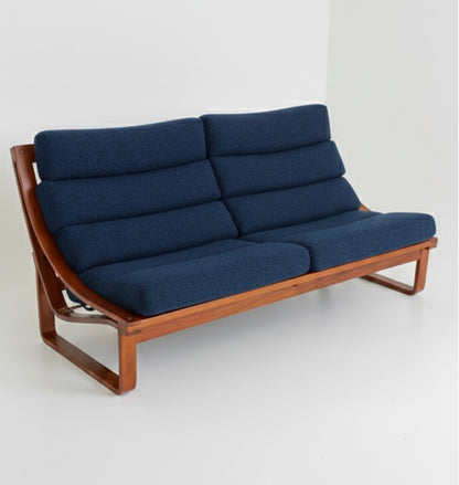 Mid Century Tessa T4 Fred Lowen sling frame bentwood teak Custom Upholstery 3-4 week lead time