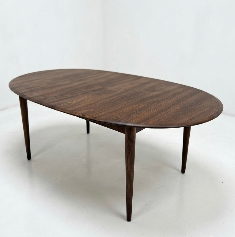 Parker No. 92 Nordic Oval Dining Table 1960s Custom Finish