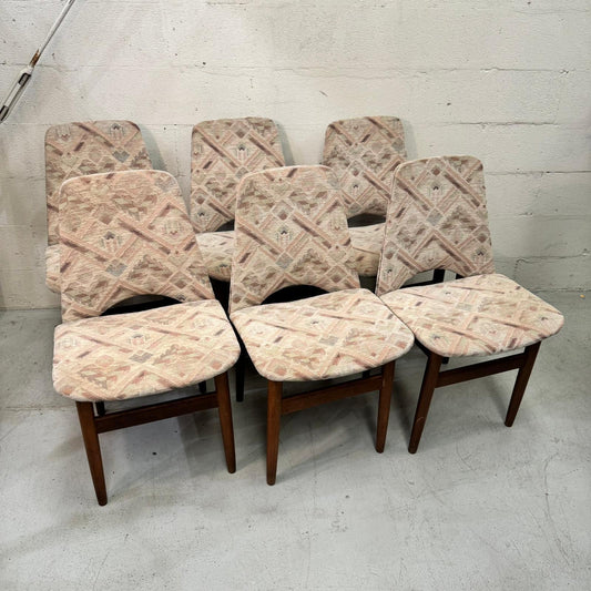 Elite Mid Century dining chairs (6)