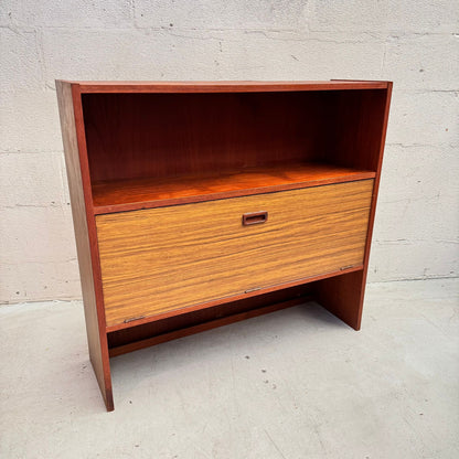 Mid Century Liqour Bar and Bookcase Shelving System
